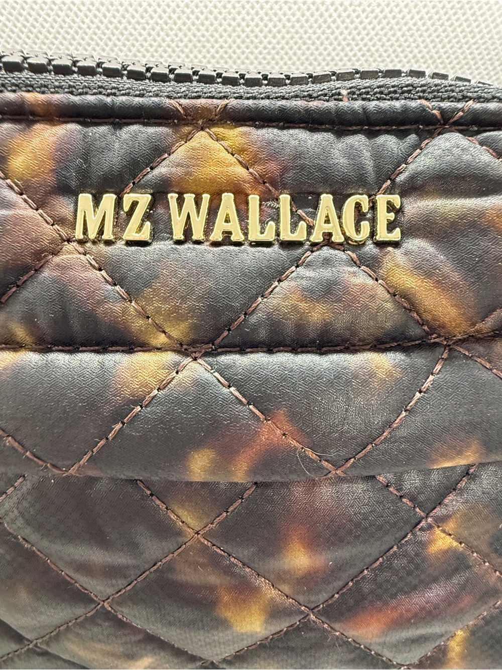 MZ WALLACE Metro Flat Crossbody Bag in Tortoise - Picture 3 of 8